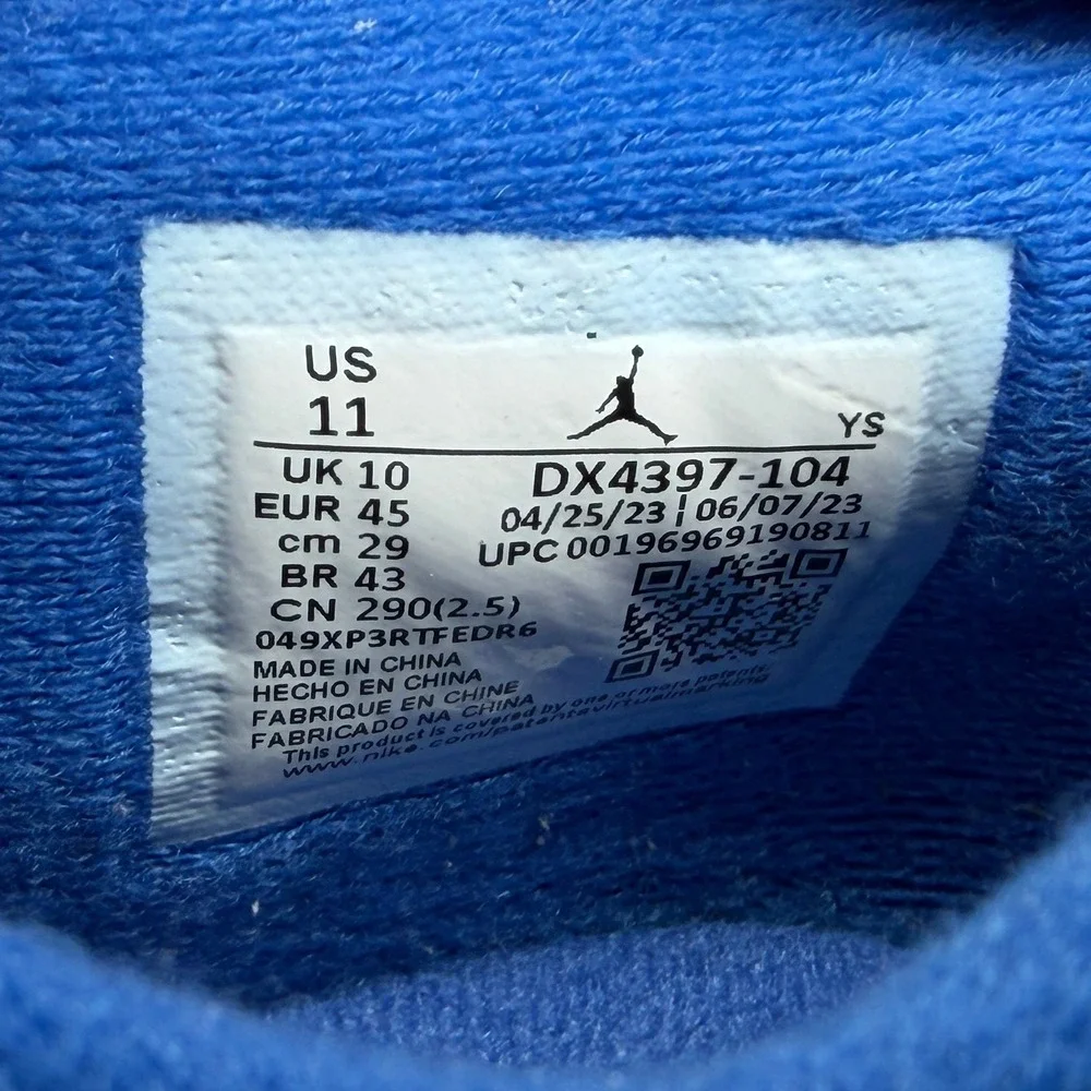 Jordan Stadium 90 Shoes Men's 11 White Game Royal Athletic Retro Sneakers